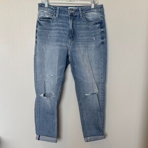 Vervet Blue Light Wash Distressed Women's Jeans